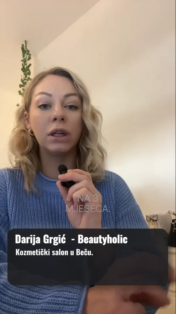 Darija Grgić, Beautyholic, kozmetički salon Beč