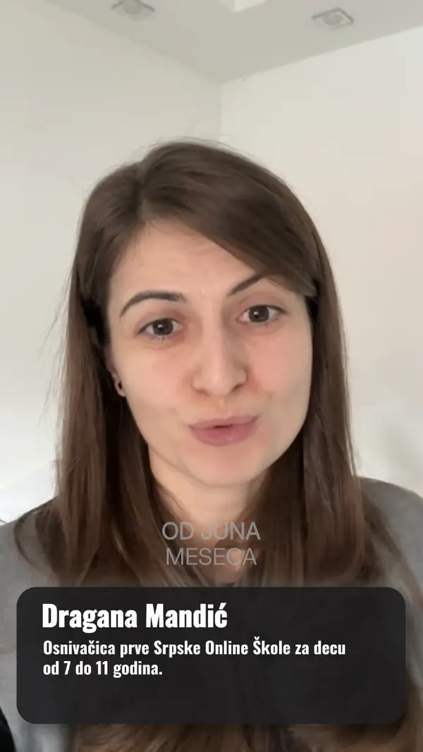 Dragana Mandić, Srpska online škola
