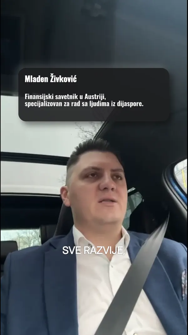 Mladen Živković, finansijski savetnik u Austriji